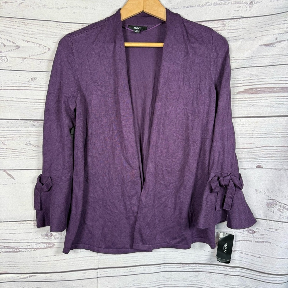 ALFANI Woman’s Open Cardigan Size S petite